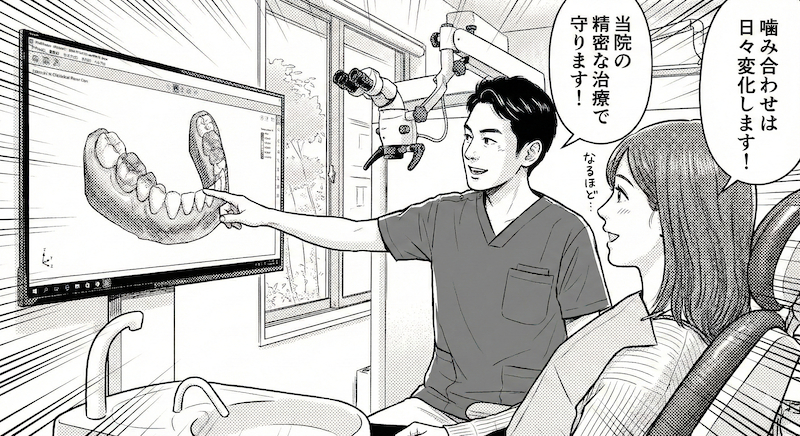 「噛み合わせ」は毎日変わっている？当院が「歯の高さ」と「精密さ」にこだわる理由