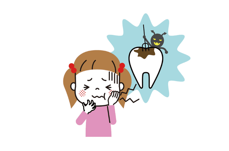 子供が「歯が痛い」と訴えた場合の原因