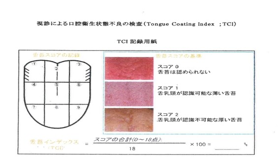 TCI記録用紙