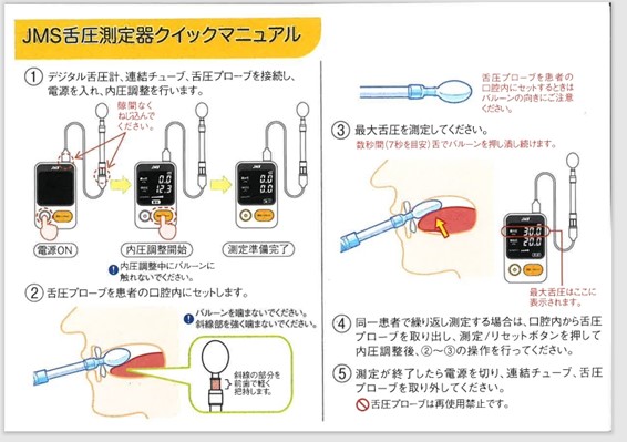 JMA舌圧測定器クイックマニュアル