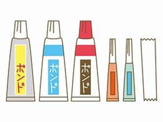 接着剤のイメージイラスト
